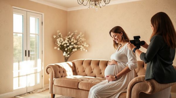 Top studios pour une séance photo de grossesse à Montpellier